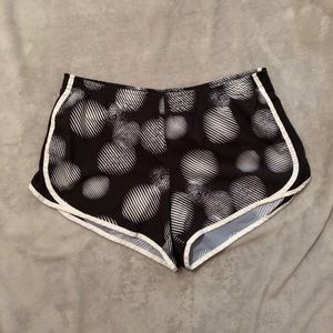 Black athletic shorts